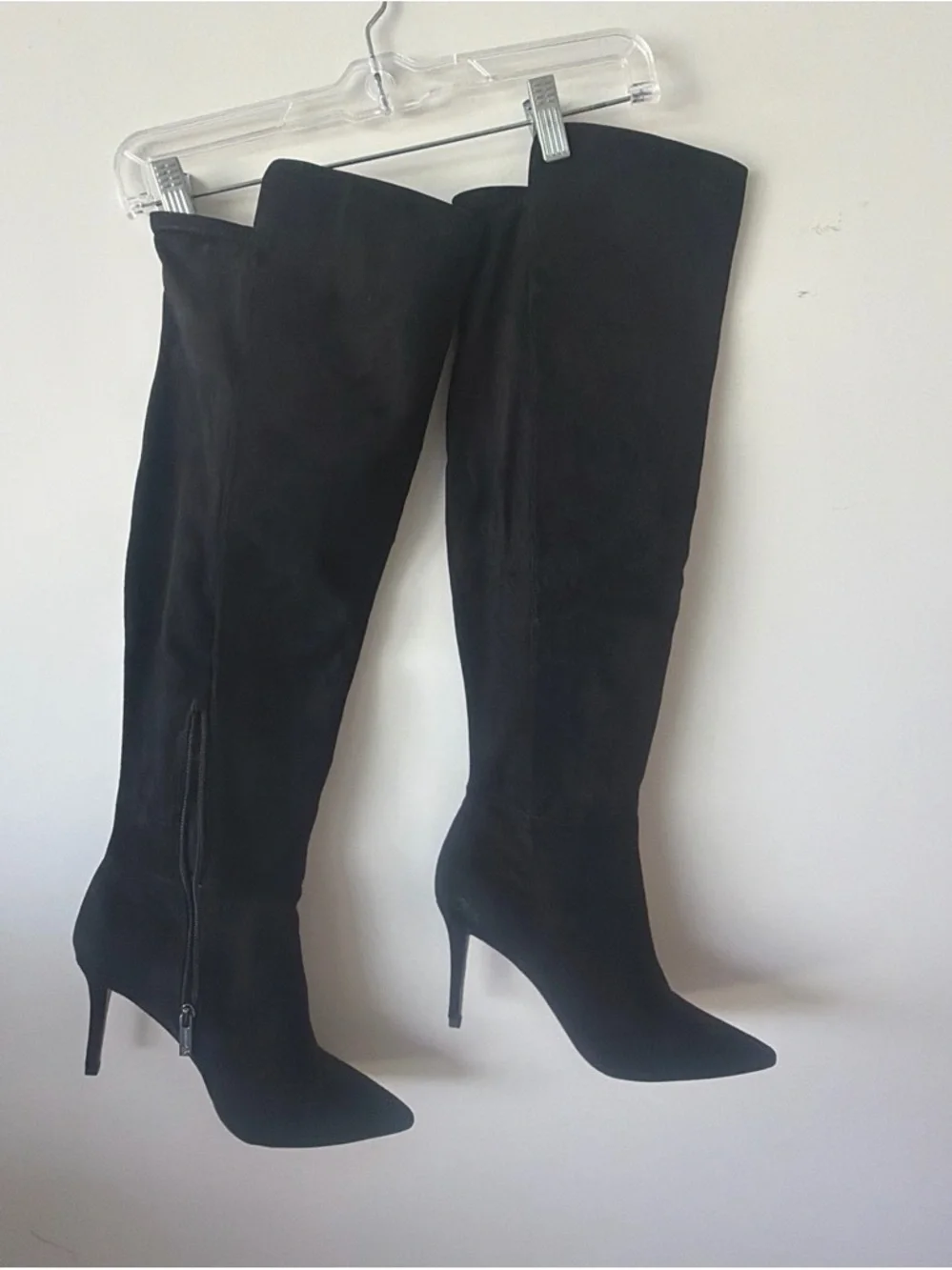 Jessica Simpson Black Over-the-Knee Pointed-Toe Stiletto Boots